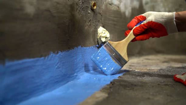 Commercial Waterproofing project at a Eldorado, OH business property by SJ Waterproofing Pros